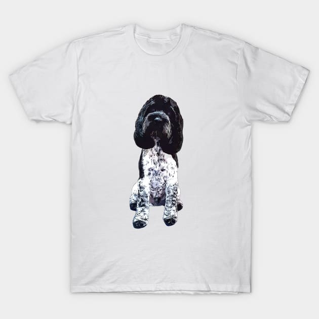 Cockapoo Cockerpoo Blue Roan T-Shirt by ElegantCat